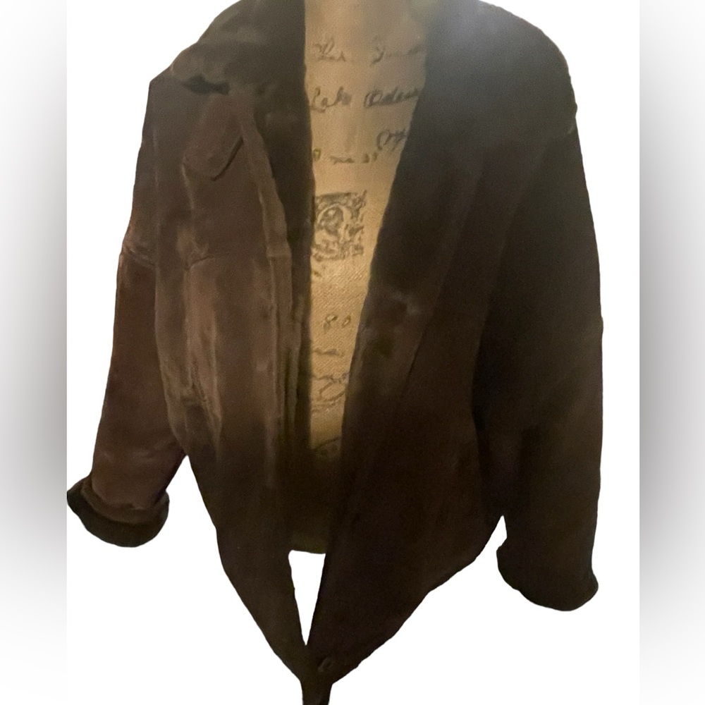 Jones New York leather coat